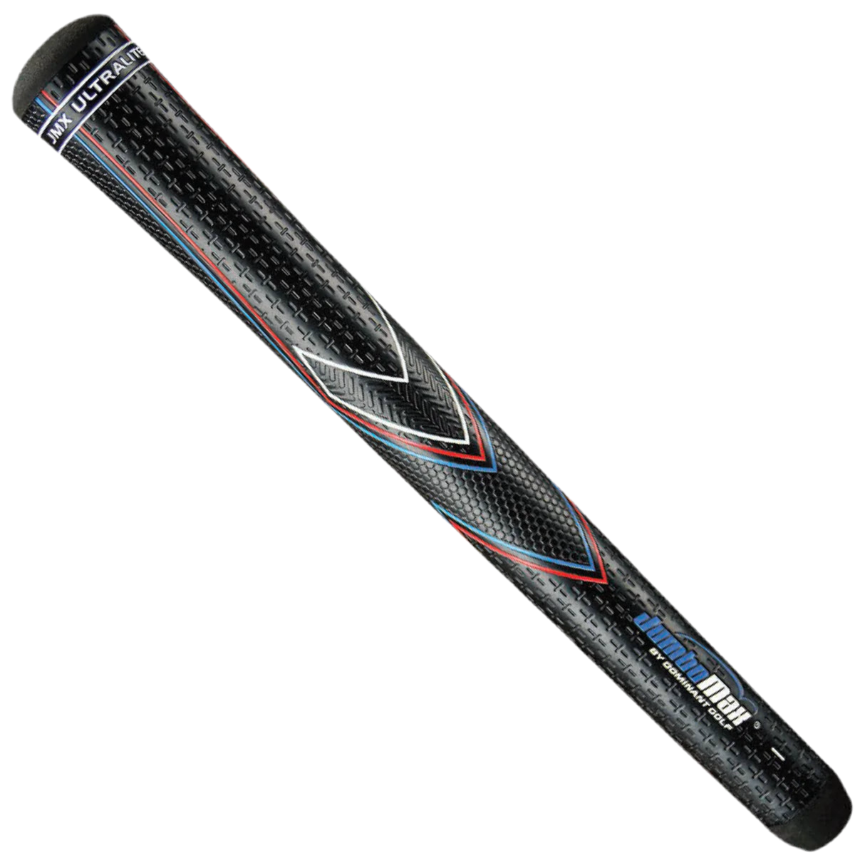 Jumbomax JMX Ultralite Tapered Black Swing Grips - Red / White / Blue